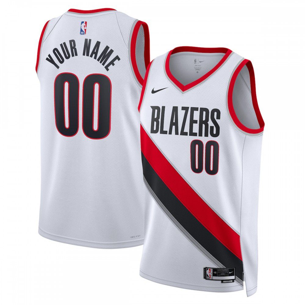 Portland Trail Blazers Unisex 2022/23 Swingman Custom Jersey White - Association Edition-Pro Kit Vault | Brand New 26/27 Sports Jerseys